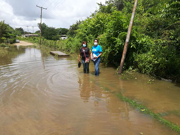 Afectados por las lluvias Afectados por las lluvias