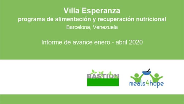 Informe avance enero-abril-2020