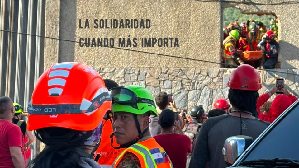 With Venezuela … through so much pain, providing support when it matters most